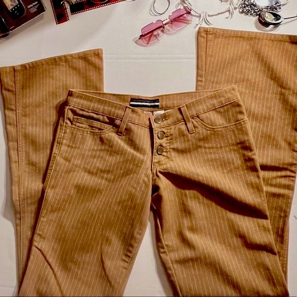 Bebe low rise flare leg pants - Picture 2 of 12